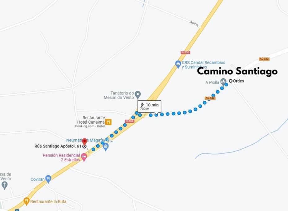 Apartamentos Camino Ingles Ordes Εξωτερικό φωτογραφία